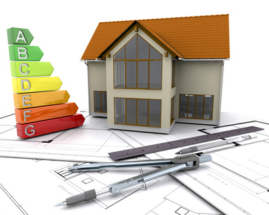 House with energy ratings on plans